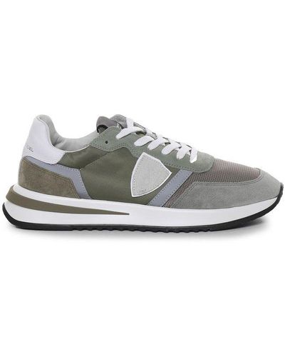 Philippe Model Antibes Mondial Lace-up Trainers - Grey