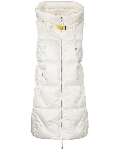 Parajumpers Zuly Hooded Down Vest - White