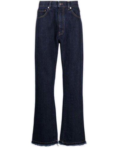 Societe Anonyme Frayed Hem Jeans - Blue