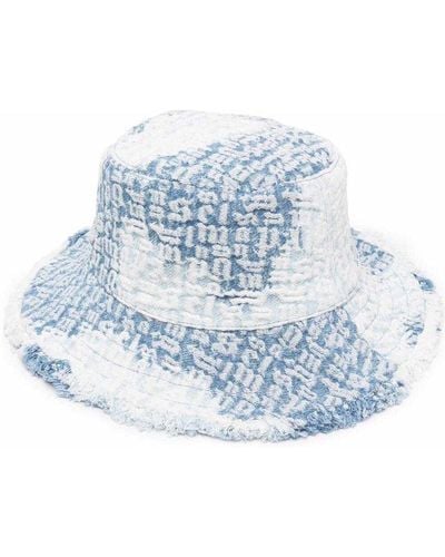 Palm Angels Hats Clear Blue