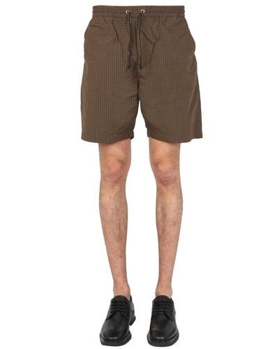 Universal Works Checked Drawstring Shorts - Multicolour