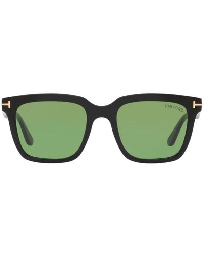 Tom Ford Square Frame Sunglasses - Green