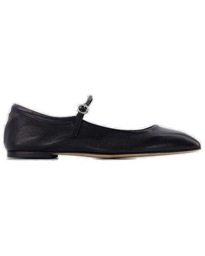 Aeyde Maryjane Square-toe Ballerina Shoes - Black