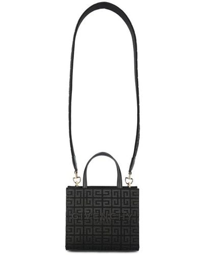 Givenchy G Embroidered Mini Tote Bag - Black