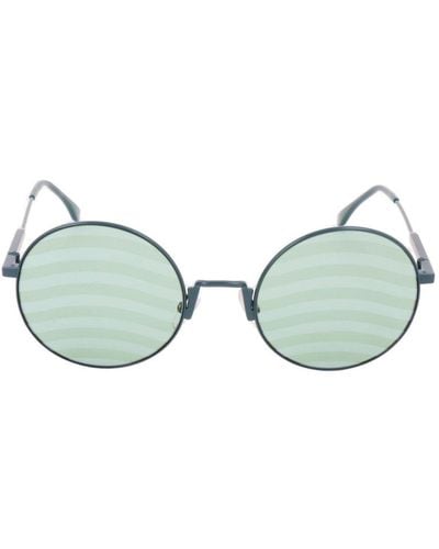 Fendi Round Frame Sunglasses - Green