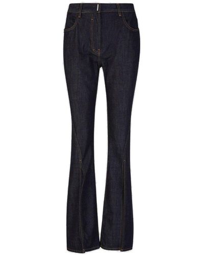 Givenchy High-waisted Boot Cut Jeans - Blue