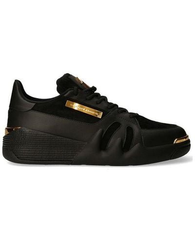 Giuseppe Zanotti Talon Lace-up Sneakers - Black