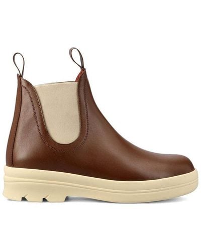 Loro Piana Lakeside Ankle Boots - Brown