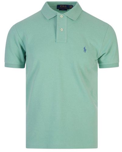 Ralph Lauren Slim-Fit Polo Shirt - Green