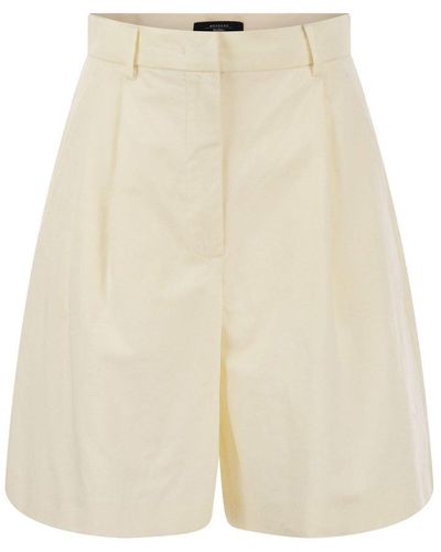 Weekend by Maxmara Relaxed-fit Bermuda Shorts - White