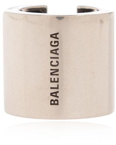 Balenciaga 'garage' Brass Ear Cuff, - Natural