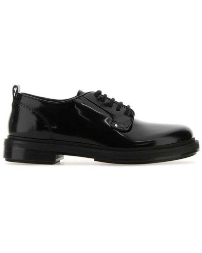 Ami Paris Lace-up Derby Shoes - Black