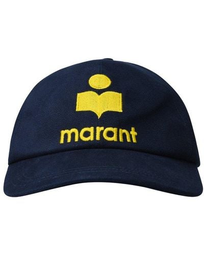 Isabel Marant 'Tyron' Cotton Hat - Blue