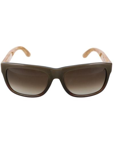 Ferragamo Rectangular Frame Sunglasses - Green