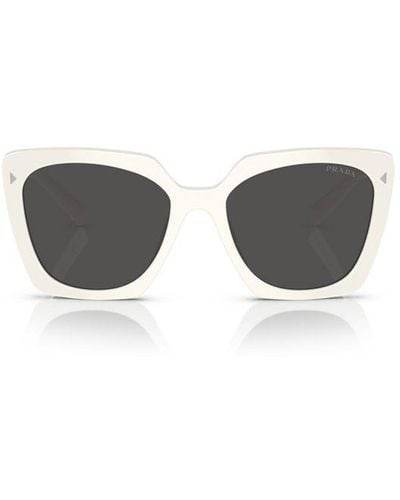 Prada Square-frame Sunglasses - White