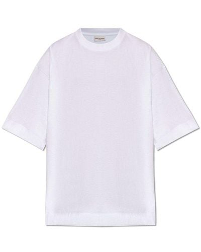 Dries Van Noten Cotton T-Shirt - White