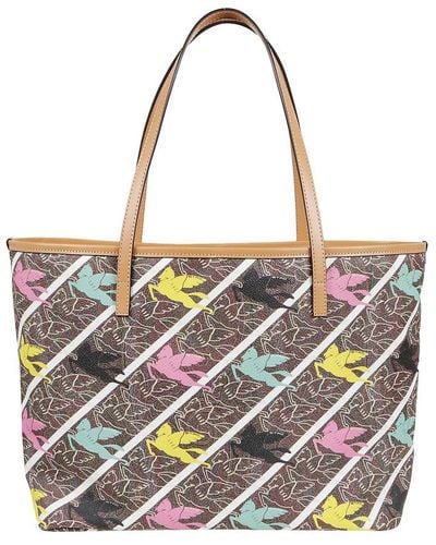 Etro Paisley Pegaso Jacquard Top Handle Bag - Multicolor