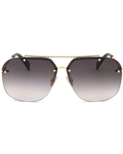 Lanvin Navigator Frame Sunglasses - Black