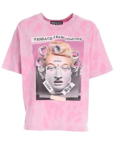 Versace Capsule Collection Printed T-shirt - Pink