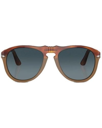 Persol Pilot Frame Sunglasses - Blue
