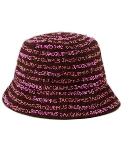 Jacquemus Le Bob Bordado Embroidered Logo Bucket Hat