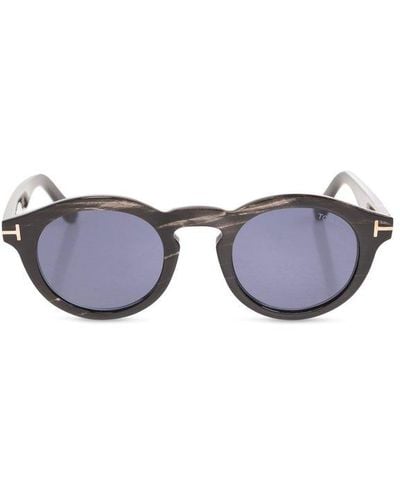 Tom Ford Round Frame Sunglasses - Blue