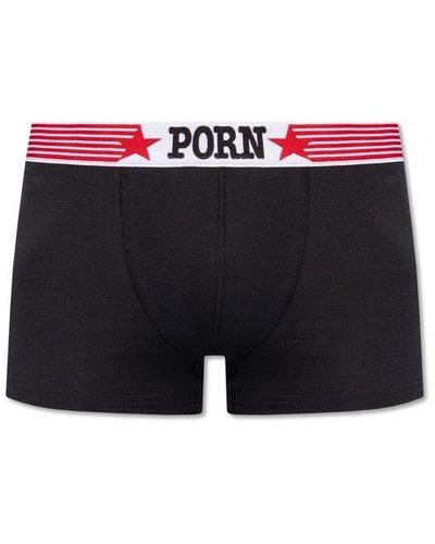DSquared² Boxers With Logo, - Black