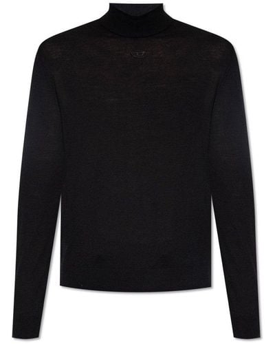 DIESEL ‘K-Gil’ Turtleneck Sweater - Black