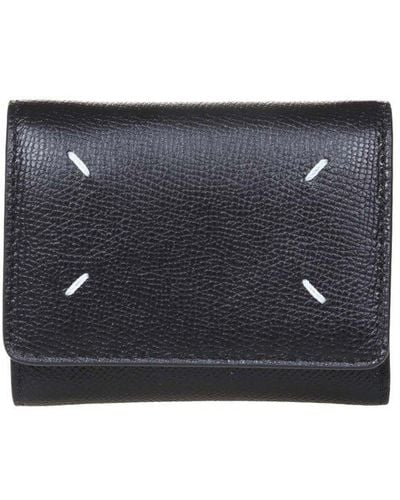 Maison Margiela Leather Wallet - Blue