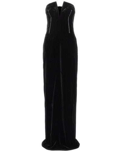 Tom Ford Velvet Evening Dress Dresses - Black