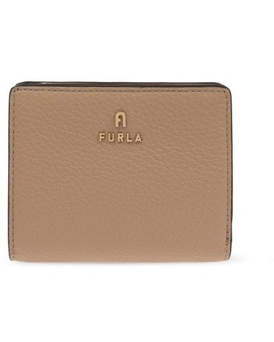 Furla 'camelia Small' Wallet, - Natural