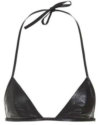 Rick Owens Halterneck Triangle Bra - White