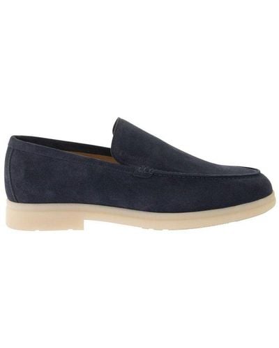 Church's Topstitched Slip-on Loafers - Blue