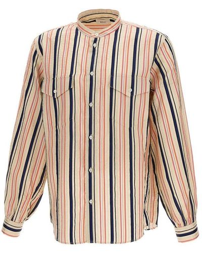 Bally Striped Shirt - Natural