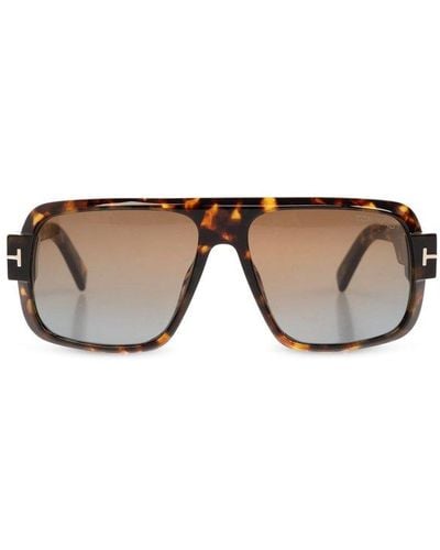 Tom Ford 'turner' Sunglasses, - Brown