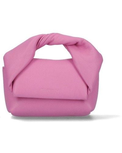 JW Anderson Nano Twister Mini Crossbody Bag - Pink