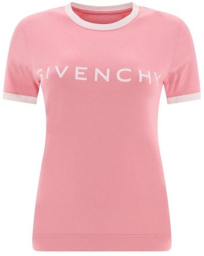 Givenchy Archetype Crewneck T-shirt - Pink