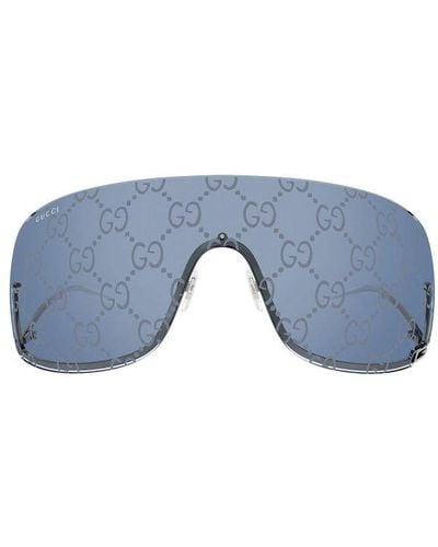 Gucci Oversized Frame Sunglasses - Blue