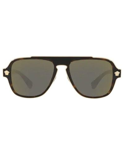 Versace Square Frame Sunglasses - Multicolor