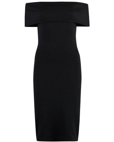 Bottega Veneta Technical Nylon Dress - Black