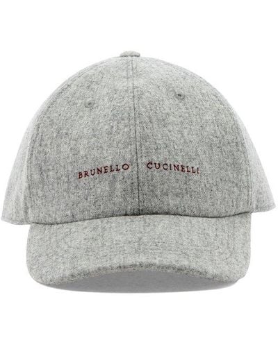 Brunello Cucinelli Gray Other Materials Hat