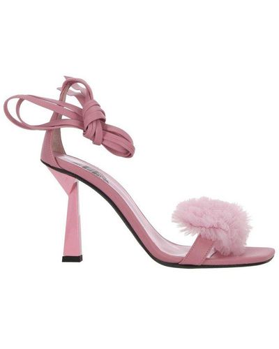 Aniye By Square-toe Sandals - Pink