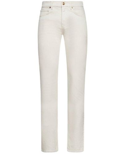 Versace Medusa Skinny Jeans - White