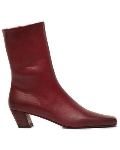 Marsèll Pannelletto Invernale Ankle Boots - Red