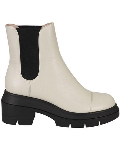 Stuart Weitzman Norah Lug-sole Chelsea Boots - Black