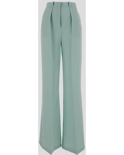 Elisabetta Franchi Darts Straight Trousers - Green