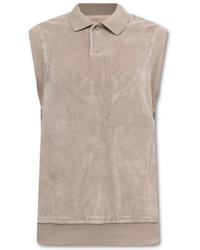 Fear Of God Velour Top With Collar - Natural