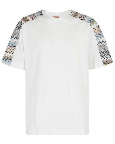 Missoni Zigzag Inserts T-shirt - White