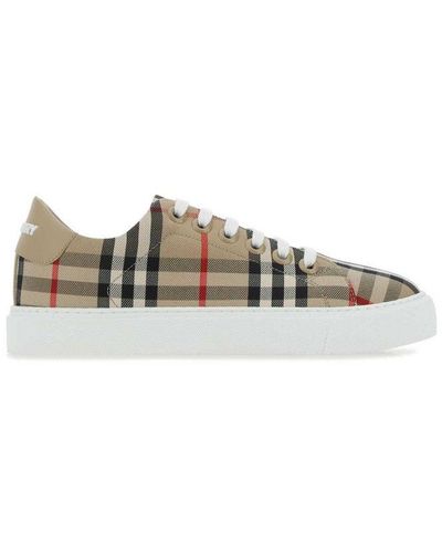 Burberry Vintage Checked Low-top Sneakers - Multicolour
