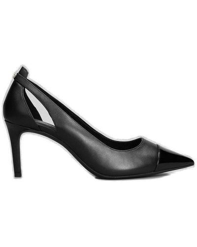 MICHAEL Michael Kors Logo Plaque Court Shoes - Black